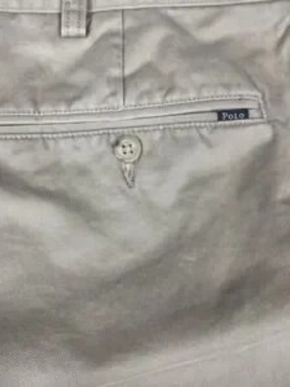 Cream Relaxed Cargo Pants Men's - Picture 2 of 5